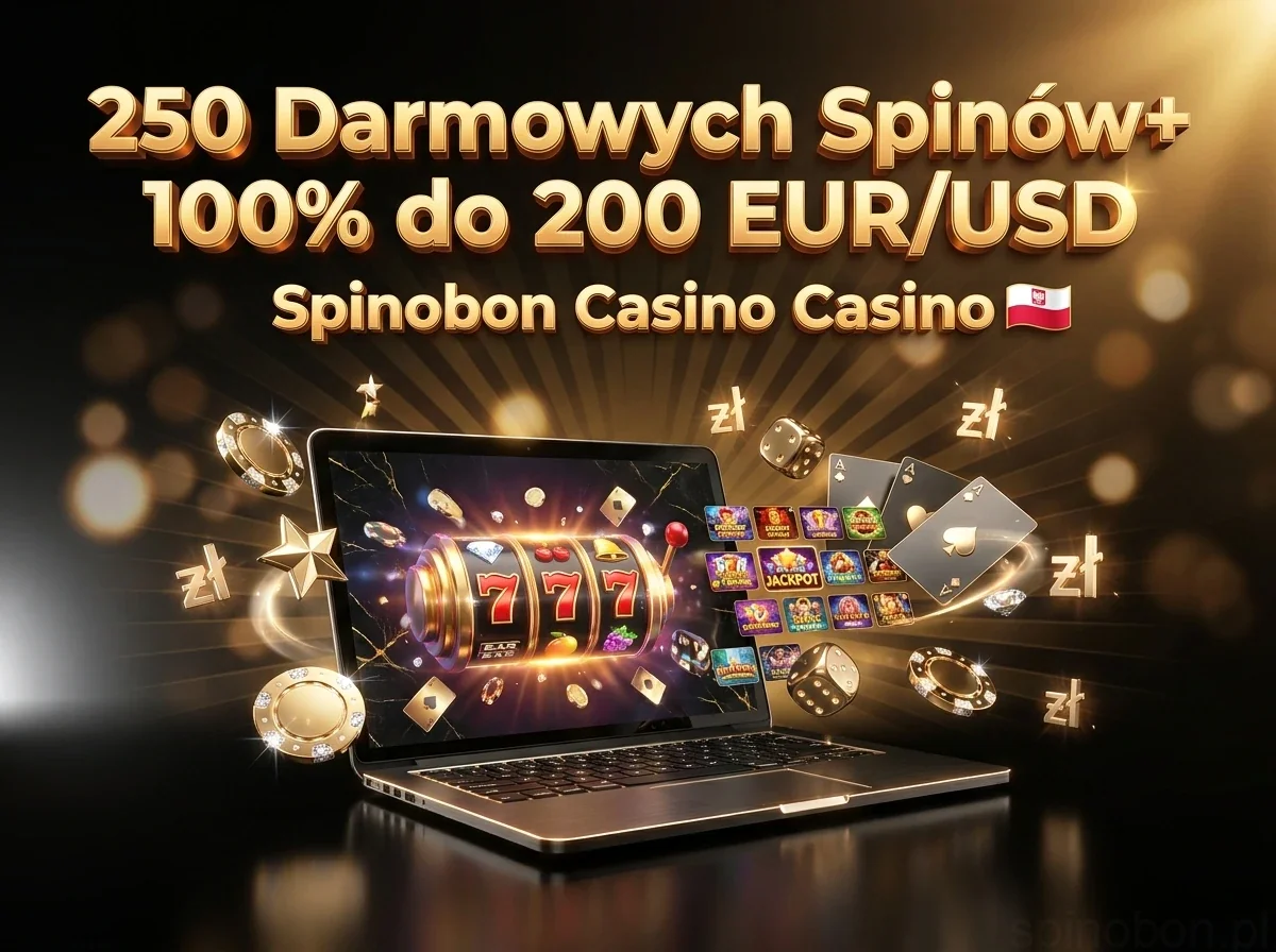 250 Darmowych Spinów+ 100% do 200 EUR/USD